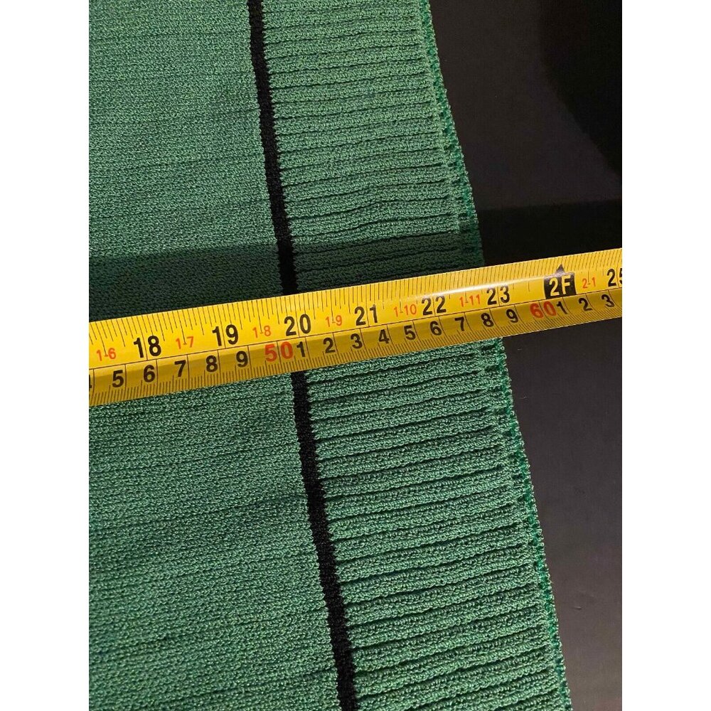 Vtg St John Sport Sweater Marie Gray Green Womens M Turtleneck - Picture 7 of 7